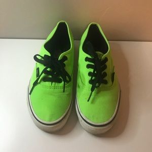 Neon Green Vans